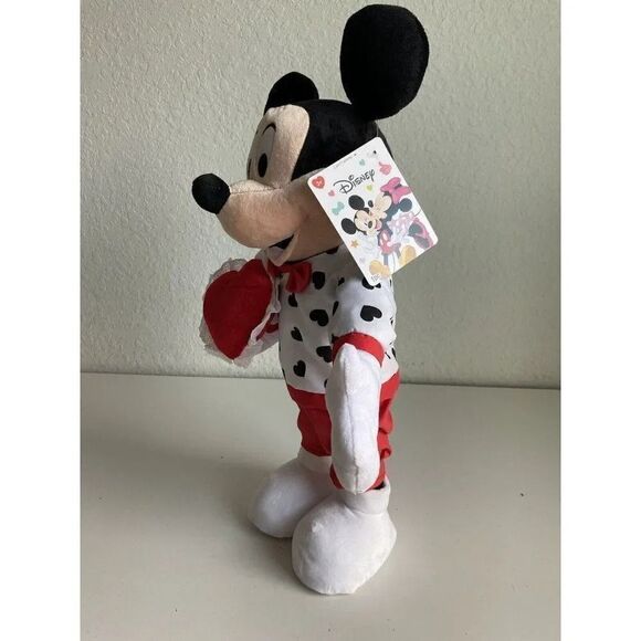 Disney Valentine's Mickey Mouse in Heart Outfit Greeter Porch Entrance NEW - Picture 6 of 14